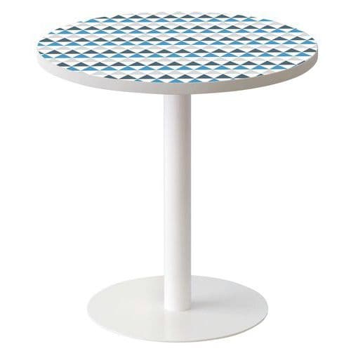 Poottafel Easy - Ø 60 cm traykleur Décor