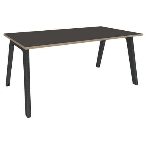 Bureau enkelzijdig, Steel Graphite carbon voet