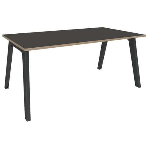 Bureau enkelzijdig, Steel Graphite carbon voet