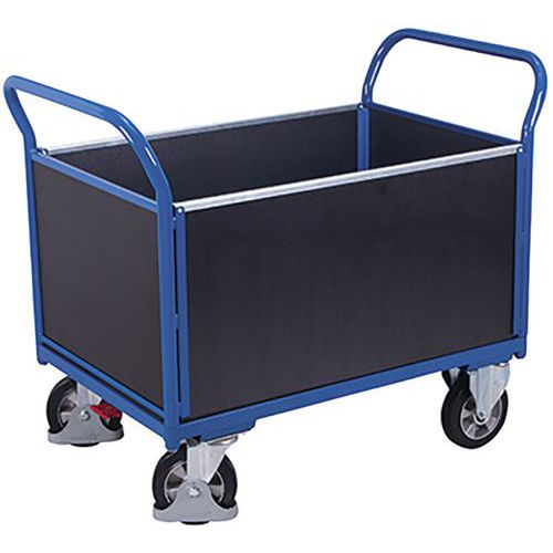 Vierwandige trolley met zeefdrukplaat