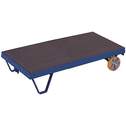 Rolplateau met draagframe