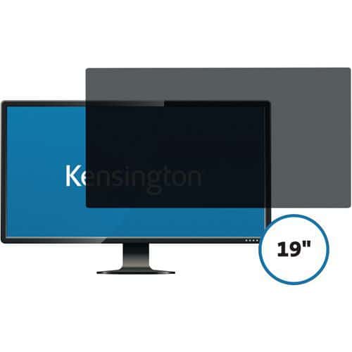moed vloeiend betalen Schermfilter Privacy voor beeldscherm 19 inch 16:9 Kensington - Manutan.nl