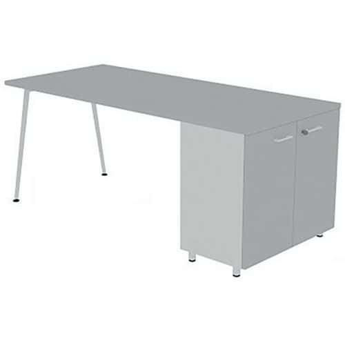 Bureau met kantoorkast 140x80 cm HB - Quadrifoglio