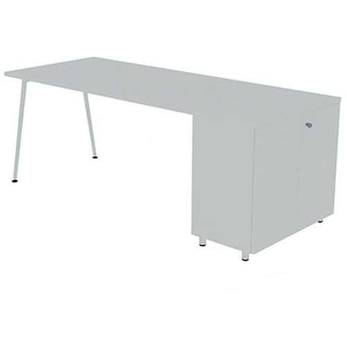 Bureau met kantoorkast 160x80 cm HB - Quadrifoglio