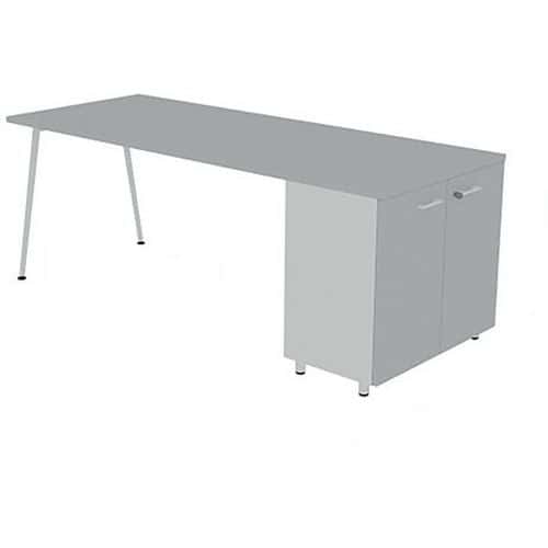 Bureau met kantoorkast 160x80 cm HB - Quadrifoglio