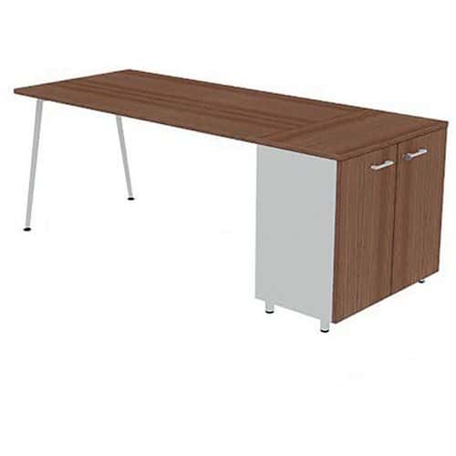 Bureau met kantoorkast 160x80 cm HB - Quadrifoglio