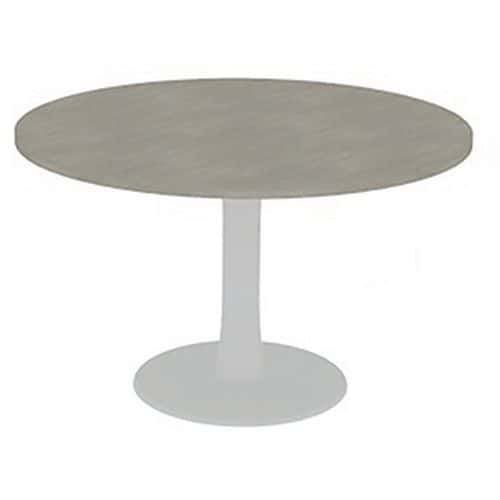 Vergadertafel met rond blad diameter 120 cm - Quadrifoglio