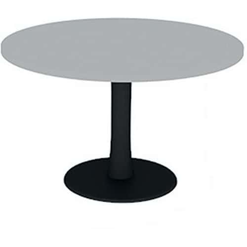 Vergadertafel met rond blad diameter 120 cm - Quadrifoglio