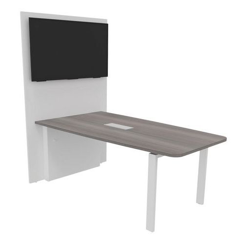 Video conference station Visio Hub, tafel met standaardhoogte