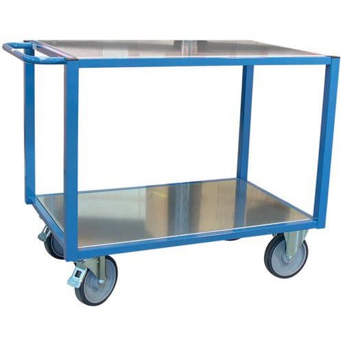 Serveerwagen 500 kg plaatstalen trays - FIMM