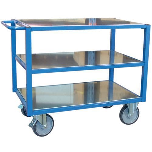 Serveerwagen 500 kg plaatstalen trays - FIMM