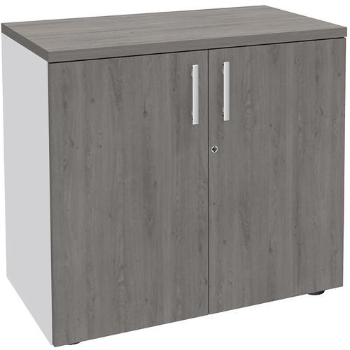 Lage kast Urban met glanzende handgreep 72x80 cm 1 legbord - zelf te monteren