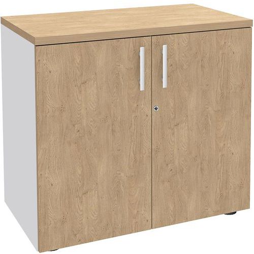 Lage kast Urban met glanzende handgreep 72x80 cm 1 legbord - zelf te monteren