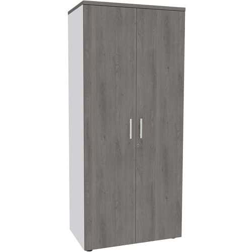 Hoge kast Urban met matte handgreep 180x80 cm 4 legborden - te monteren