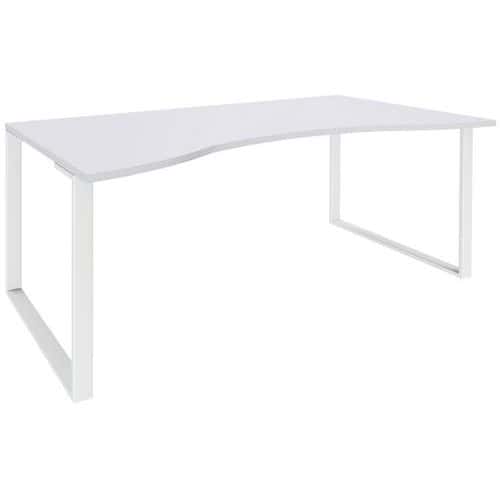 Bureau golfvormig, met twee golven 180x90x80 cm Urban