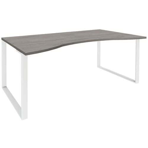 Bureau golfvormig, met twee golven 180x90x80 cm Urban