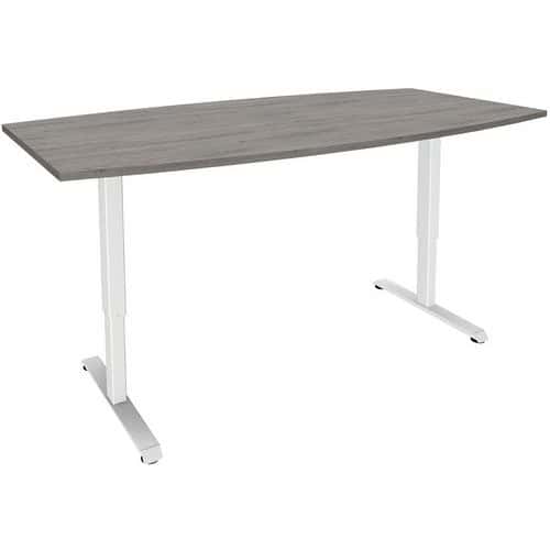 Elektrische tonvormige tafel Nivo L200xD100 cm