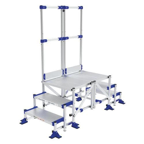 Vaste loopbrug Meca Modul - 1 reling - Tubesca