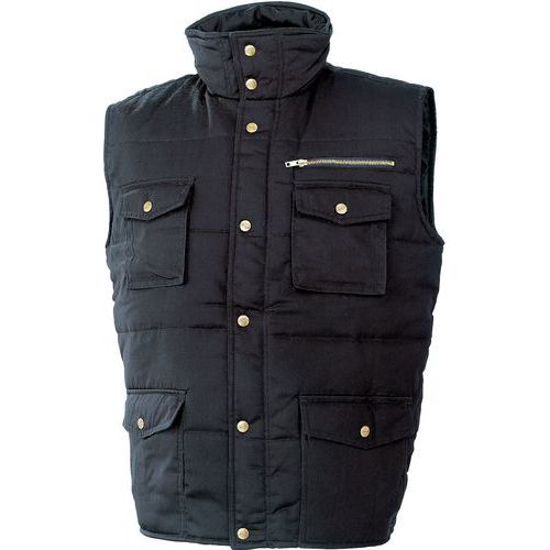 Bodywarmer geisoleerd polyester/katoen met heel veel zakken - Singer