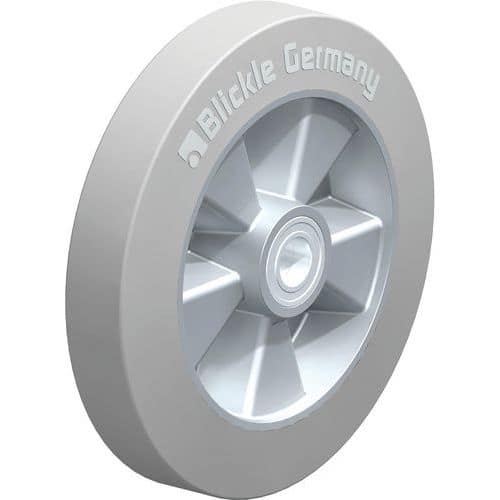 Rubberen wiel zware belasting, aluminium behuizing - Blickle