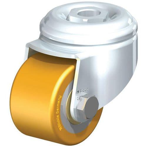 Stalen zwenkwiel, Extrathane® PU-band, stalen behuizing - Blickle