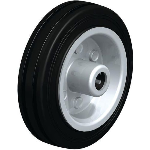 Wiel rubberband, plaatstalen velg - Blickle