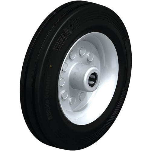 Wiel rubberband, plaatstalen velg - Blickle