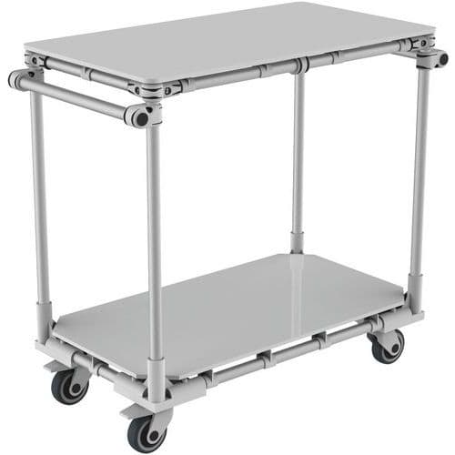 Modulaire aluminium werktafel - 350 kg - Trilogiq