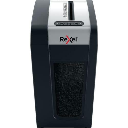 Rexel MC6-SL Stille Papierversnipperaar P-5 Micro - Versnippert 6 Vellen - Voor Thuiskantoor - Zwart