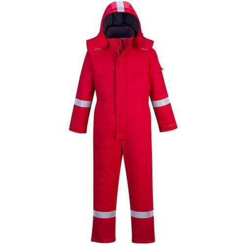 Winteroverall Vlamvertragende Antistatische FR53 Rood Portwest