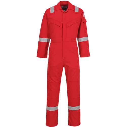 Overall Vlamvertragend antistatische 350gr Rood FR50 Portwest