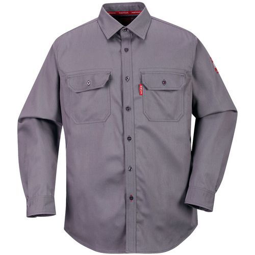 Shirt 88/12 Bizflame Grijs FR89 Portwest