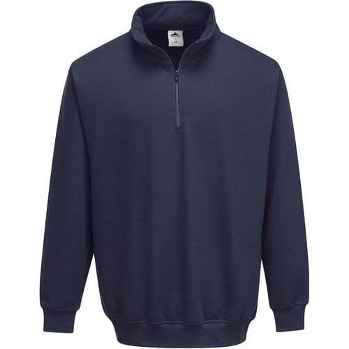 Sweatshirt met rits Sorrento Blauw B309 Portwest