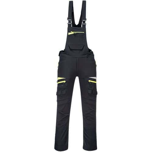 Werkbroek en brace Zwart DX441 Portwest