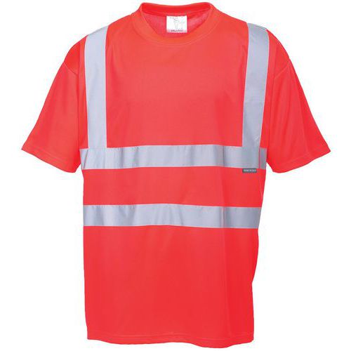 T-shirt Hi-Vis S478 Rood Portwest