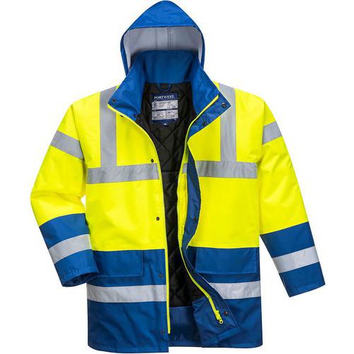 VerkeersjackTweekleuren Hi-Vis Blauw/geel S466 Portwest