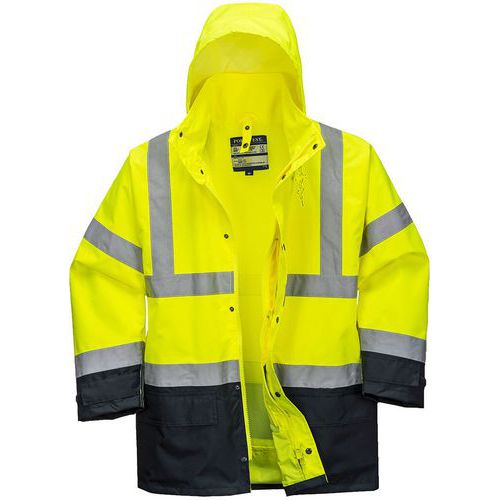 Jack Reflecterende Executive 5-in-1 Hi-Vis Blauw/geel S768 Portwest