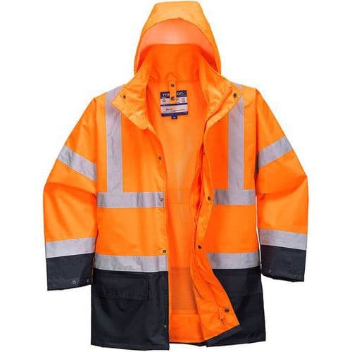 Parka 5-in-1 Essential Blauw/oranje S766 Portwest