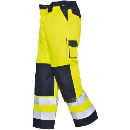 Broek Reflecterend Tweekleuren Lyon Hi-Vis Blauw/geel TX51 Portwest