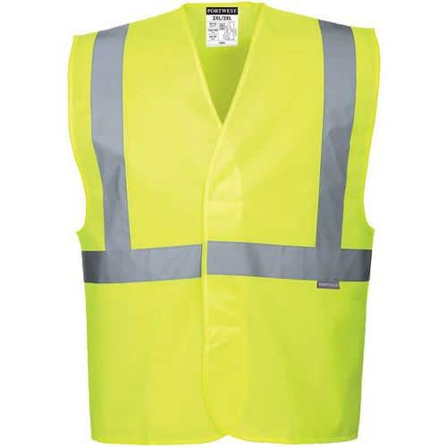 Vest Two Band & Brace Hi-Vis Geel C470 Portwest