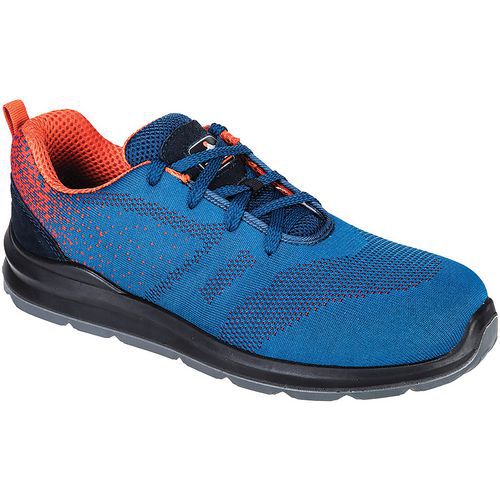 Sportschoen Aire Trainer Steelite S1P FT25 Blauw/oranje Portwest