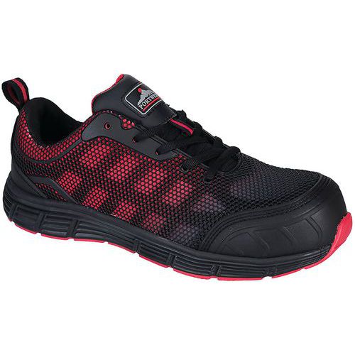 Sportschoen Ogwen Trainer Compositelite S1P FT35 Rood/zwart Portwest