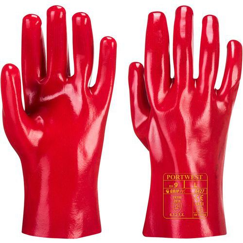 Werkschoen PVC rood Portwest