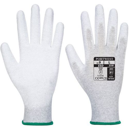 Handschoen palm PU Antistatisch A199 Portwest