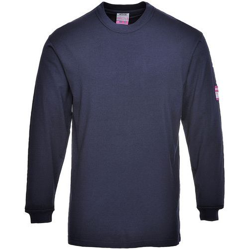 Modaflame Brandvertragende T-shirt Lange Mouw FR-AST Donkerblauw