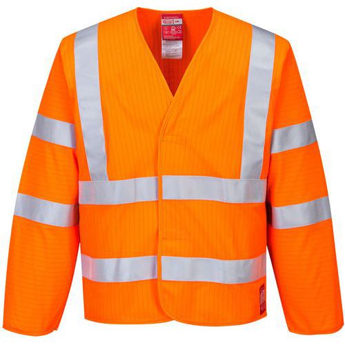 Jack Antistatisch Vlamvertragend Hi-Vis FR85 Oranje Portwest