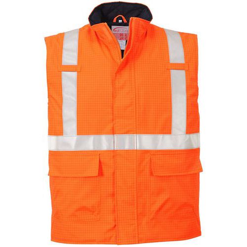 Bodywarmer Regen FR Antistatische Bizflame Hi-Vis Oranje S776 Portwest