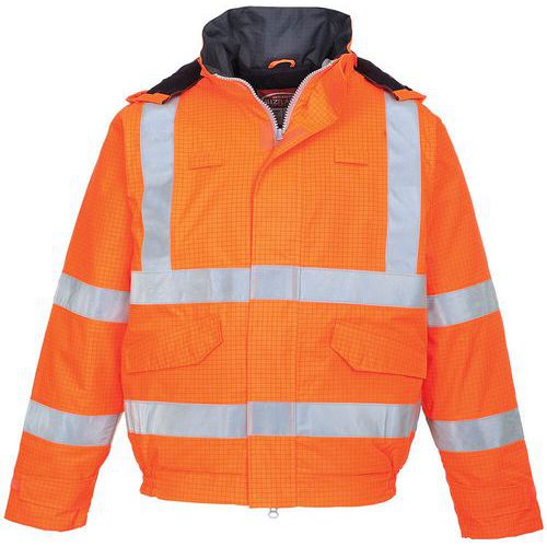 Bomberjack FR Bizflame Antistatic Rain Hi-Vis Oranje S773 Portwest