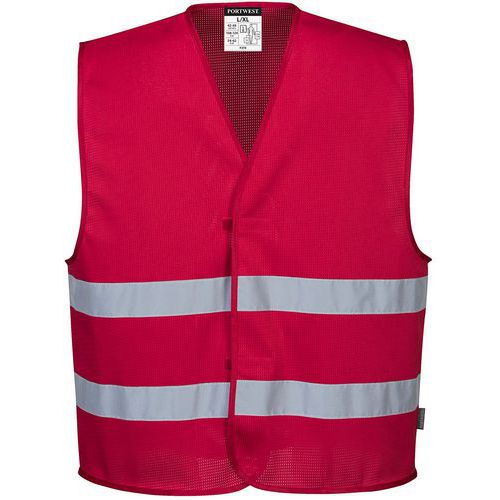 Vest Iona MeshAir Rood F374 Portwest