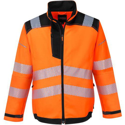 Werkjack PW3 Hi-Vis T500 Zwart/oranje Portwest